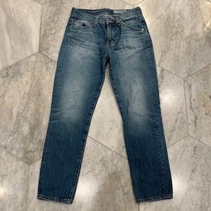 AG ex boyfriend slim jeans. Look new!!